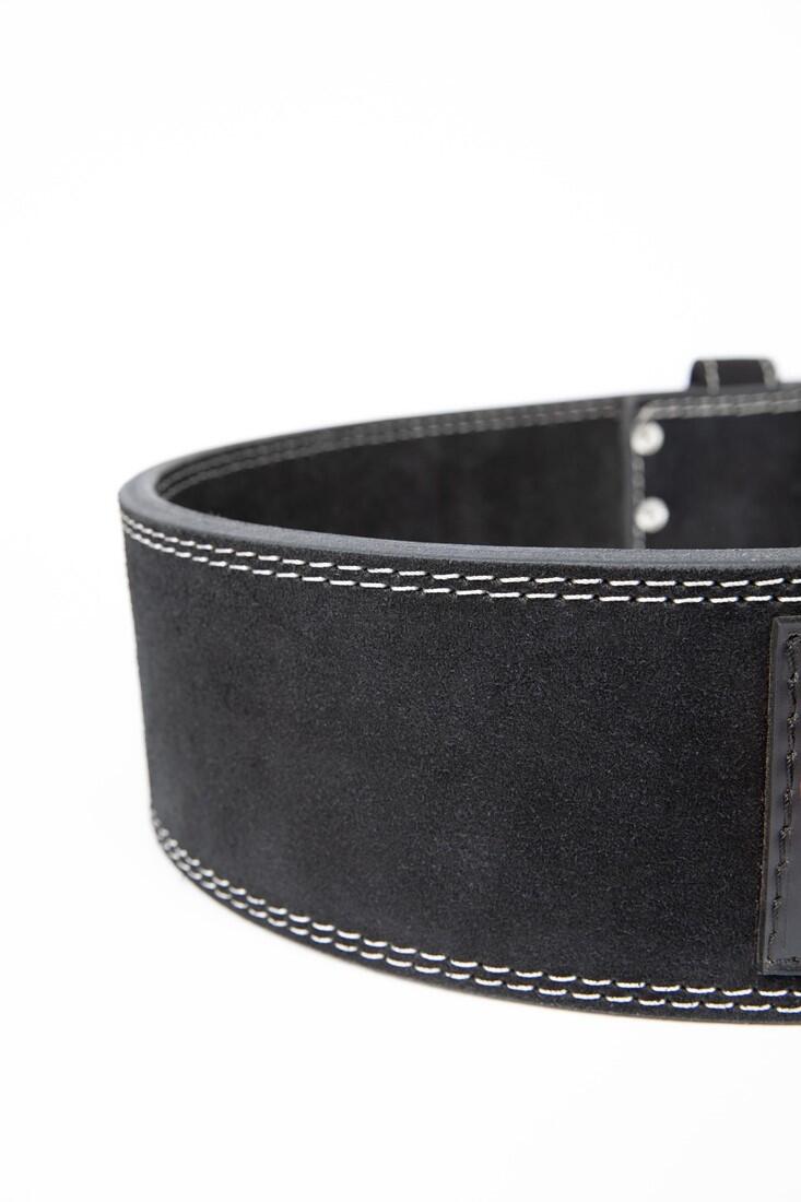 4 Inch Leather Lifting Belt - Zwart 6/6