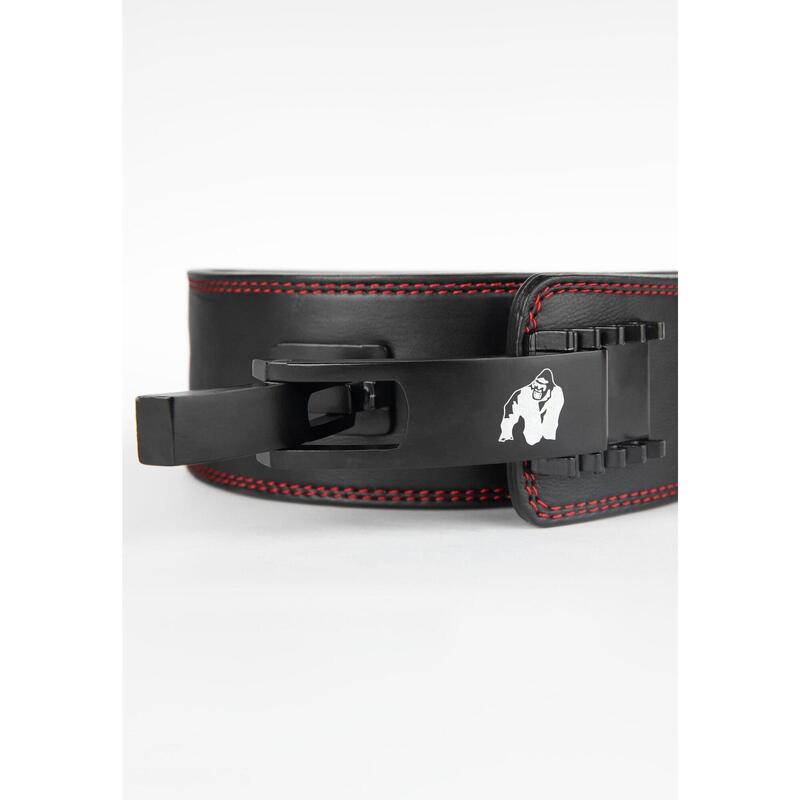 4 Inch Premium Leather Lever Belt - Noir