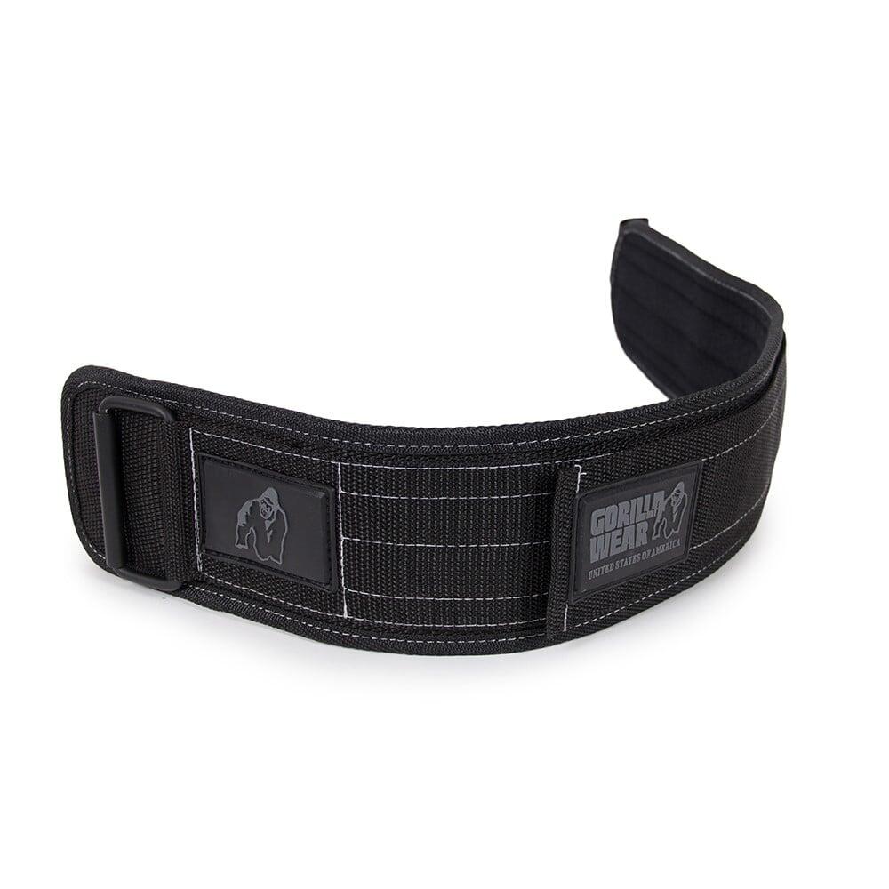 4 Inch Nylon Cinturón de elevación - Negro/gris 3/6