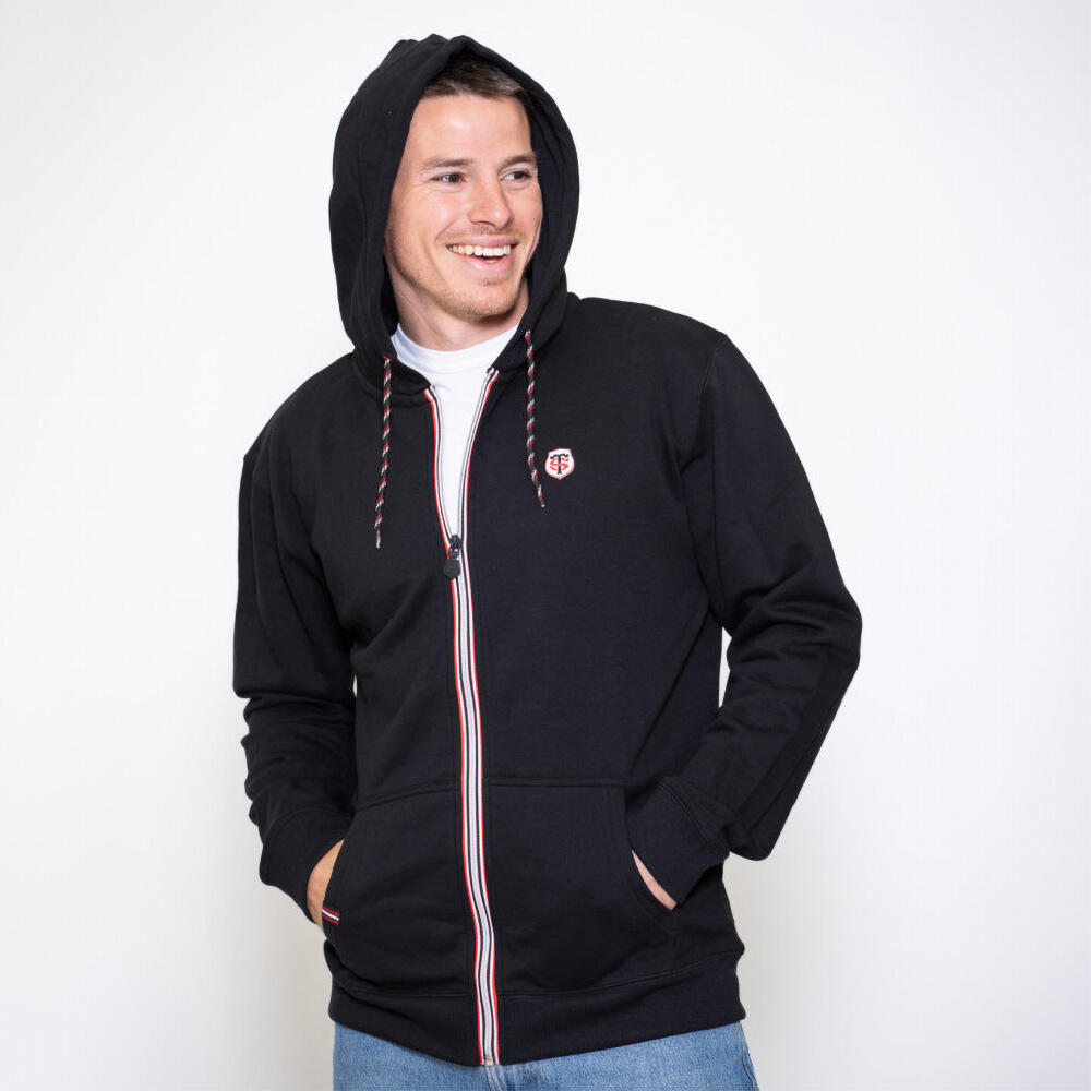Sudadera Con Capucha Hombre Jemy Stade Toulousain Negra 2/5