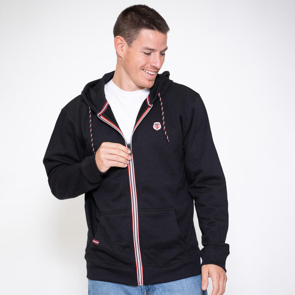 Sudadera Con Capucha Hombre Jemy Stade Toulousain Negra 3/5