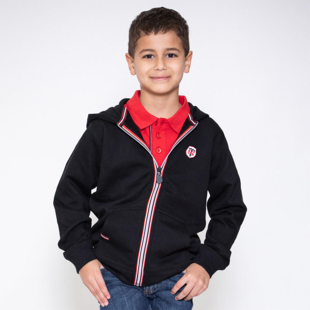 STADE TOULOUSAIN Felpa Con Cappuccio Bambino Jemy Stade Toulousain Nera