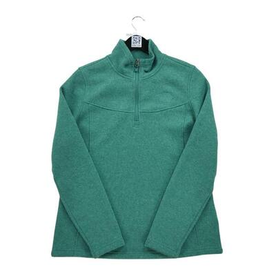 Tweedehands - dames tnf groene fleece pullover - als nieuw