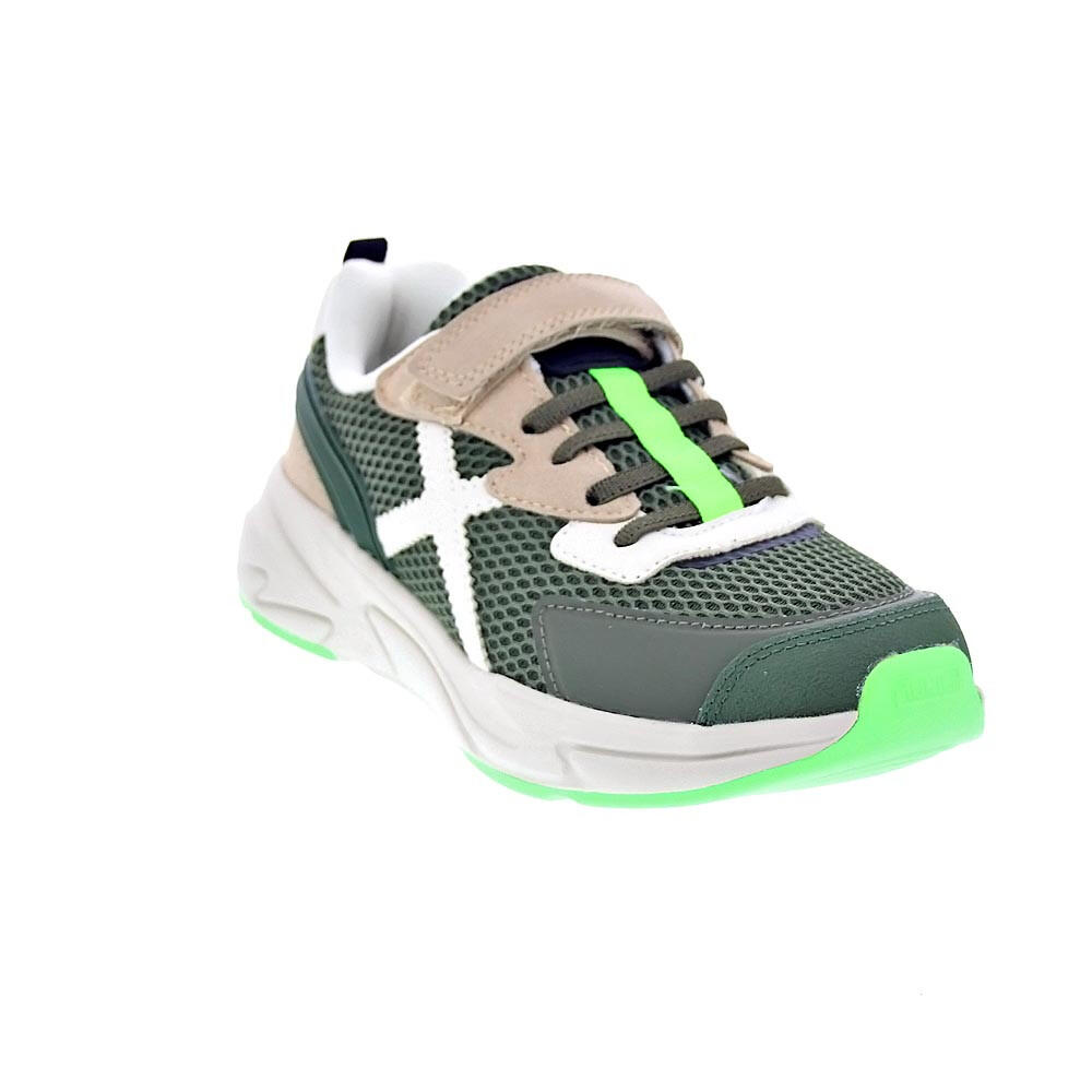 Zapatillas MUNICH  Mini Track VCO 105 Verde  Niños 4/5