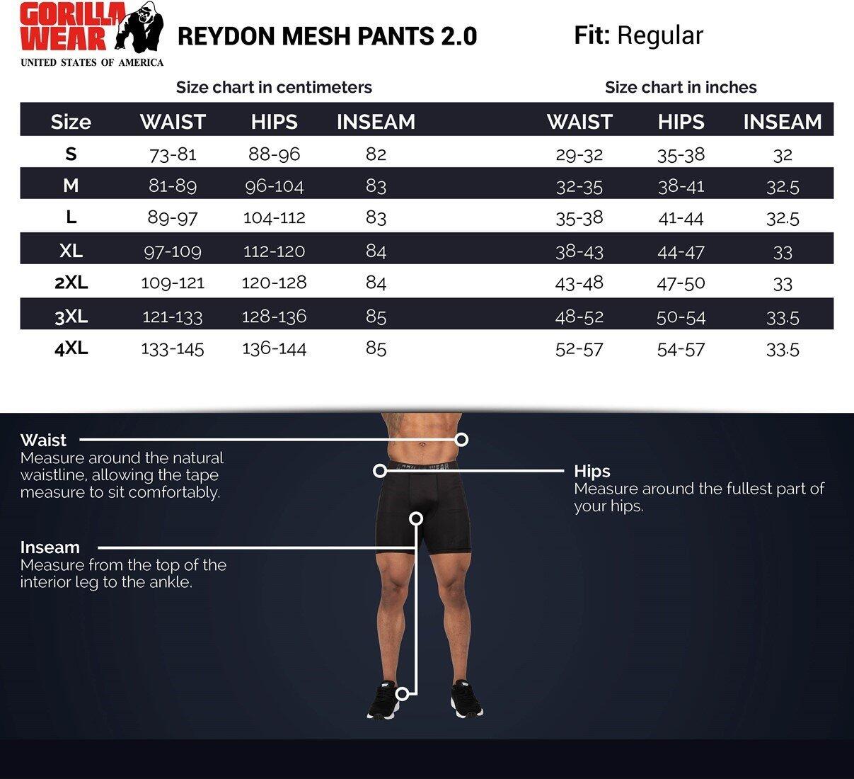 Reydon Mesh Pantaloni 2.0 - Nero 2/5