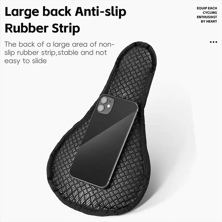 Coussin de selle de vélo à absorption des chocs avec housse de pluie 4/7