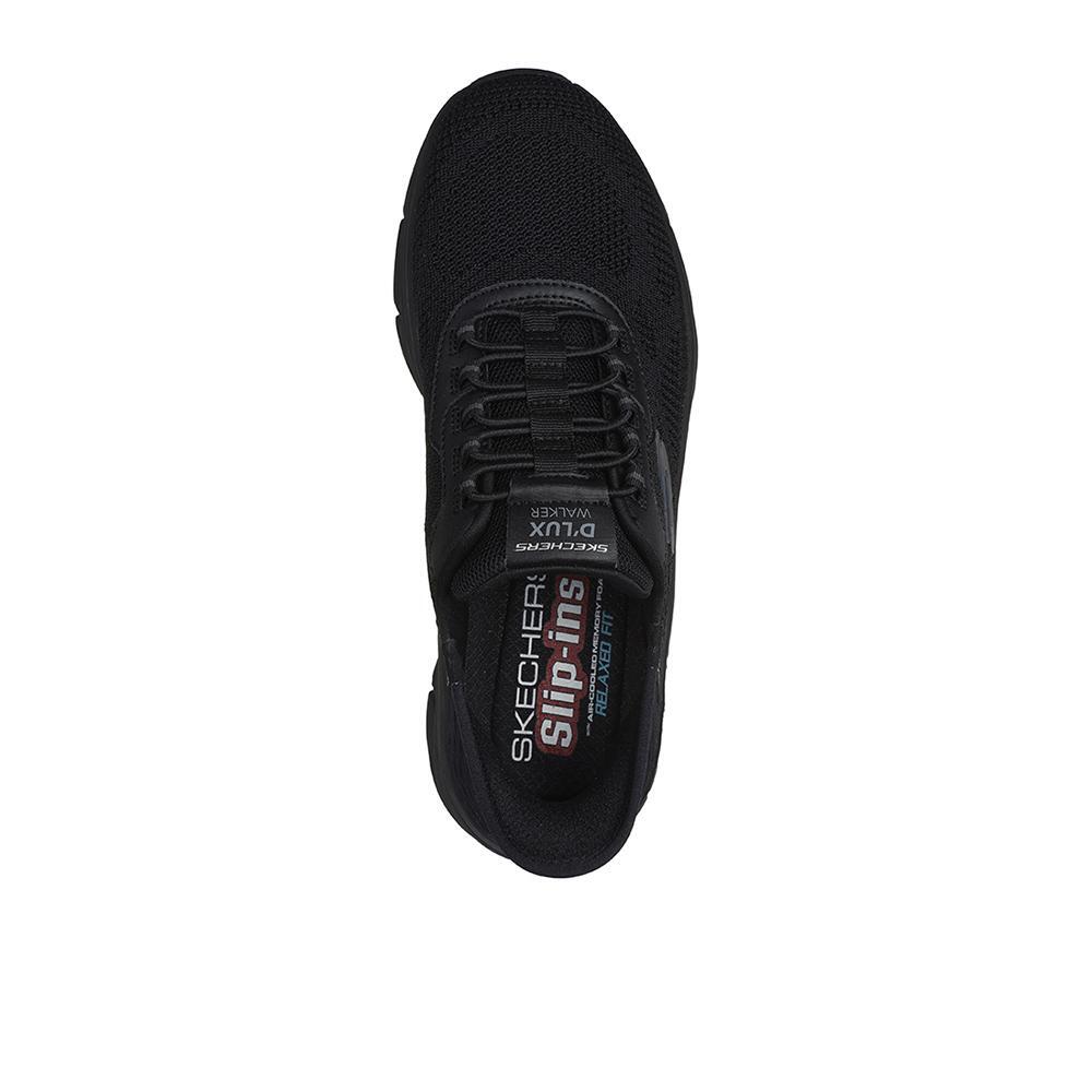 Zapatillas Skechers Hombre D'LUX WALKER 2.0 Rezinate Negro 3/4