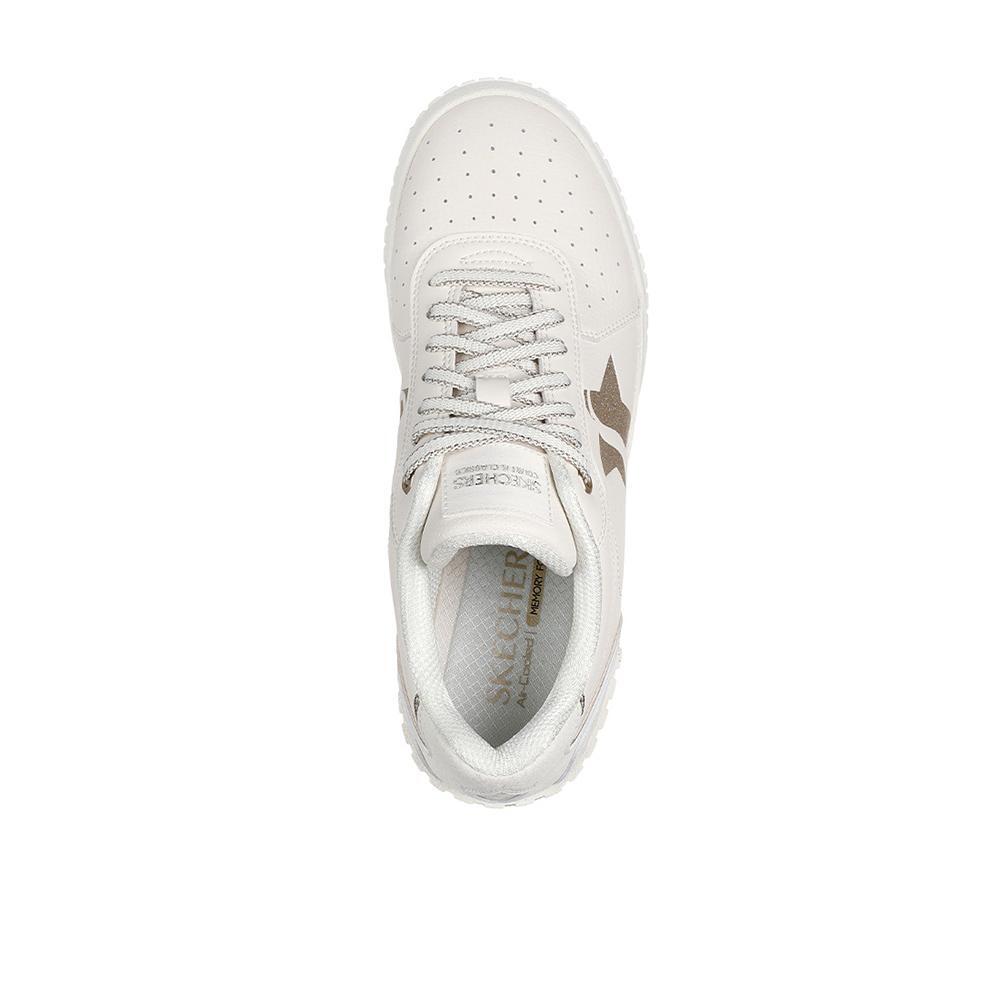 Tênis Jumbo Branco Jumbo Feminino Skechers 3/4
