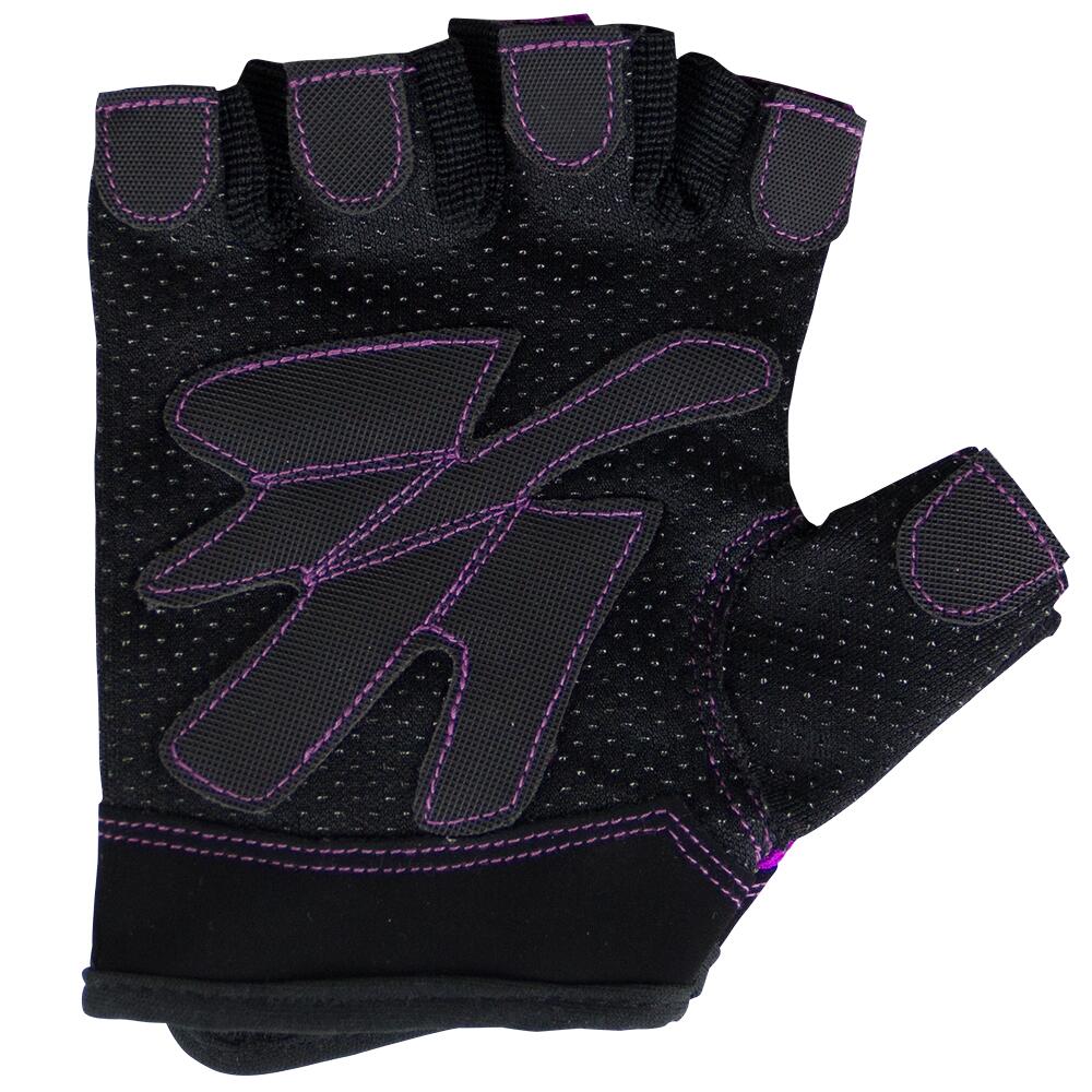 WoUomo Guanti da fitness - Nero/Viola 2/4