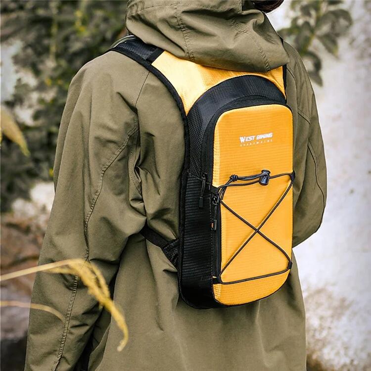 Sac à dos de randonnée pour le cyclisme, l'alpinisme  - Orange 2/6