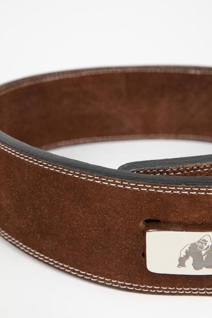 4 Inch Leather Lever Belt - Bruin 4/5
