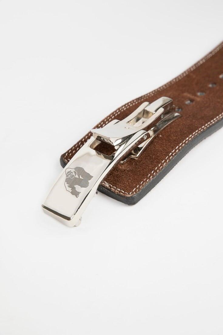 4 Inch Leather Lever Belt - Bruin 3/5
