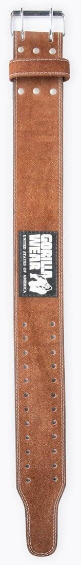 4 Inch Leather Lifting Belt - Bruin 2/6