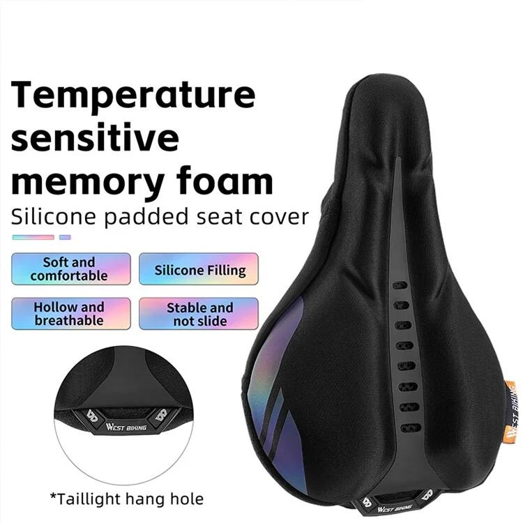 Housse de selle de vélo  en mousse à mémoire de forme 2/7