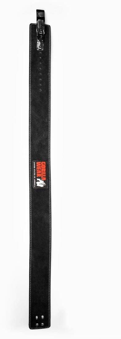 4 Inch Leather Lever Belt - Zwart 2/6