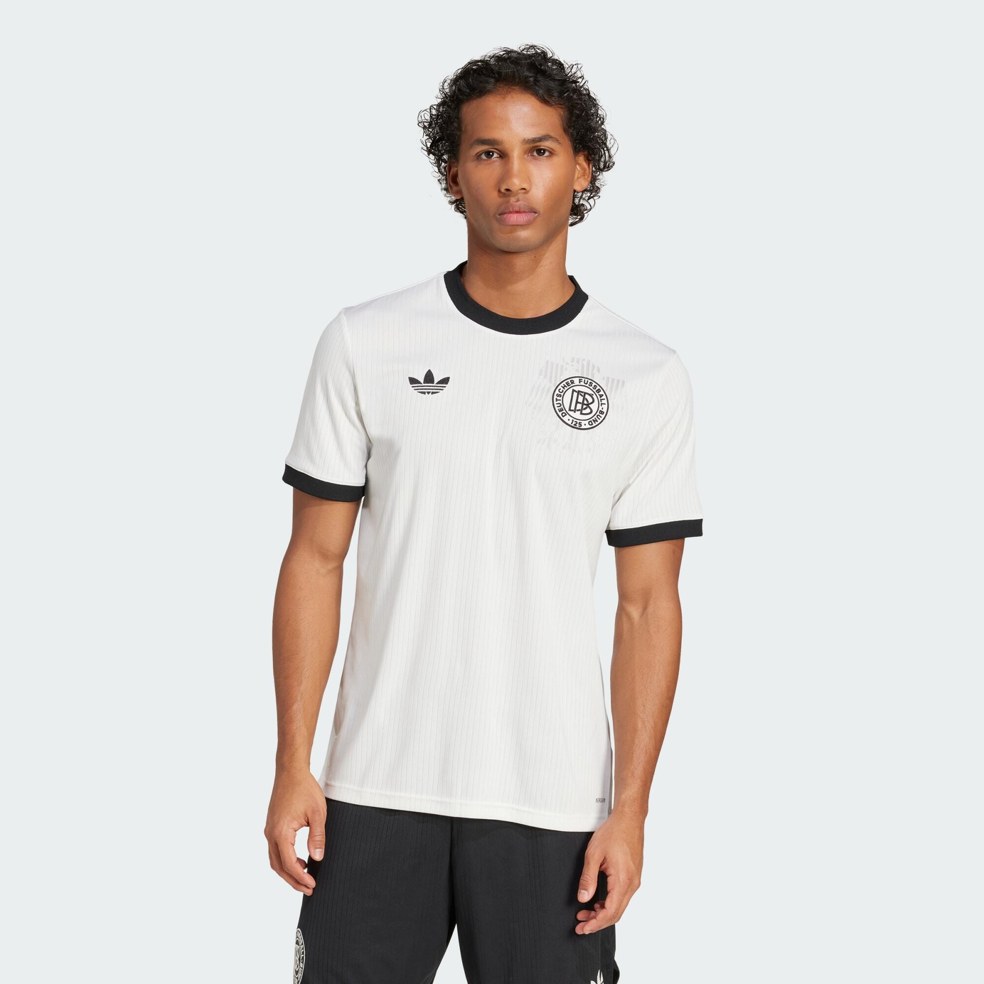 Adidas - Maillot Anniversaire Allemagne - Maillot Manches Courtes - Blanc|noir - S - Decathlon