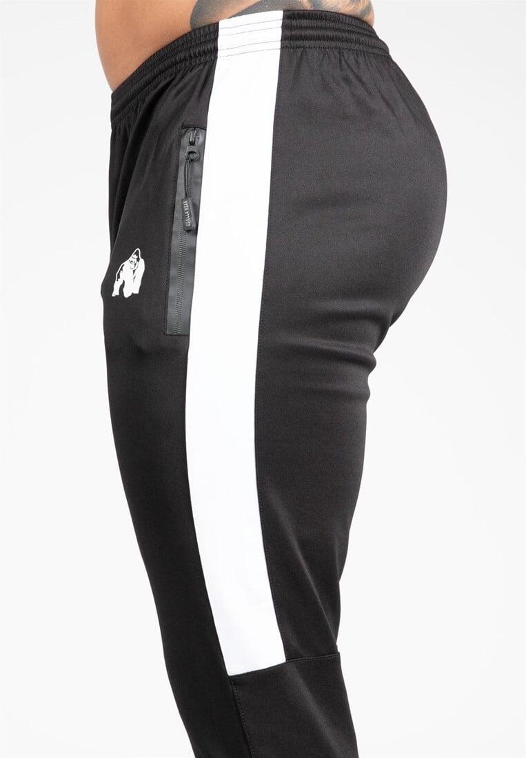 Pantalón Chándal Fitness Largo Elástico Hombre GORILLA WEAR Benton Negro 6/6