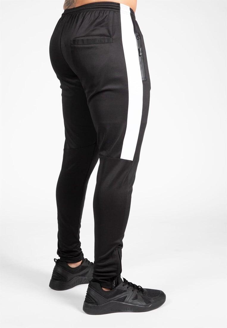 Pantalón Chándal Fitness Largo Elástico Hombre GORILLA WEAR Benton Negro 4/6