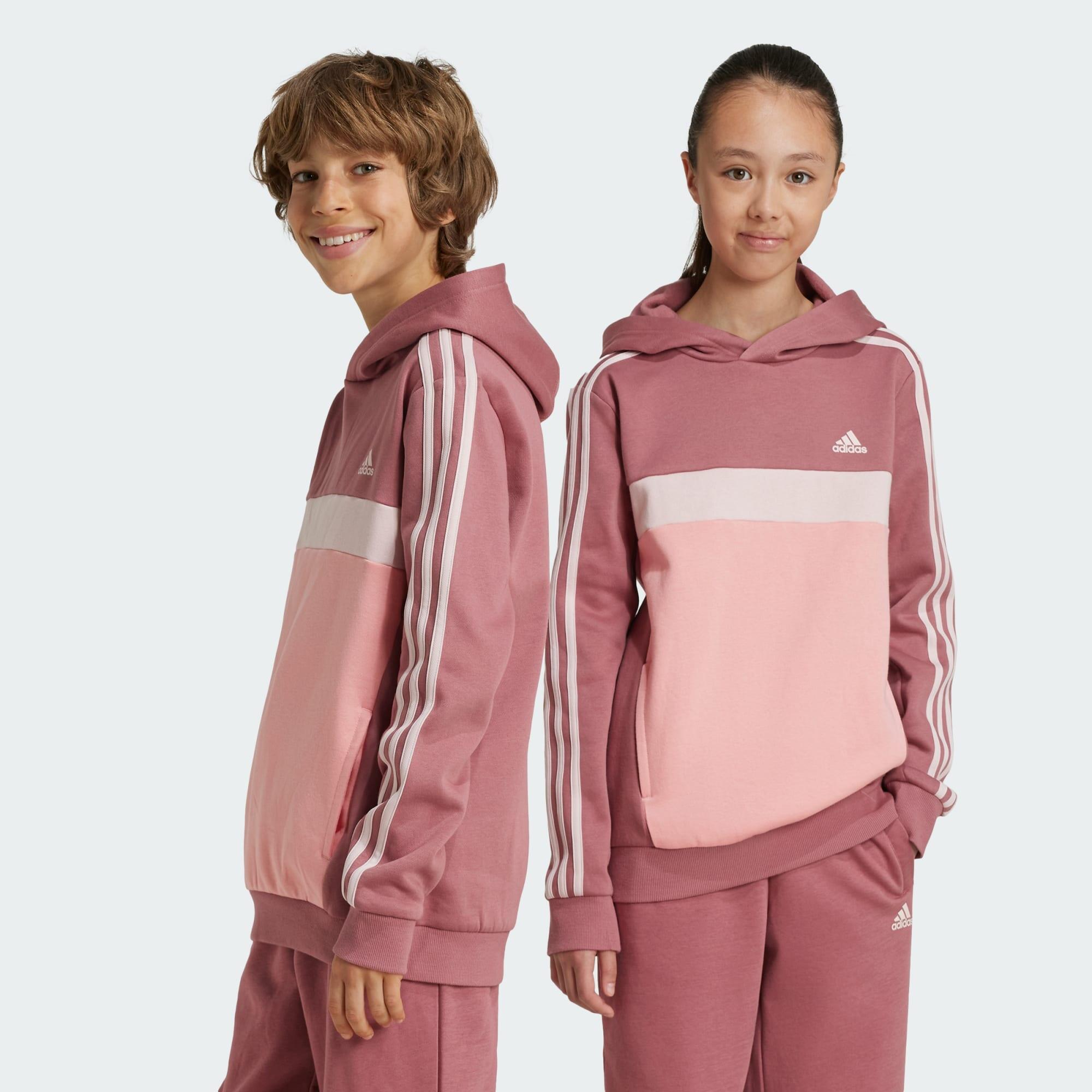 Bluza z kapturem Tiberio 3-Stripes Colorblock Fleece Kids