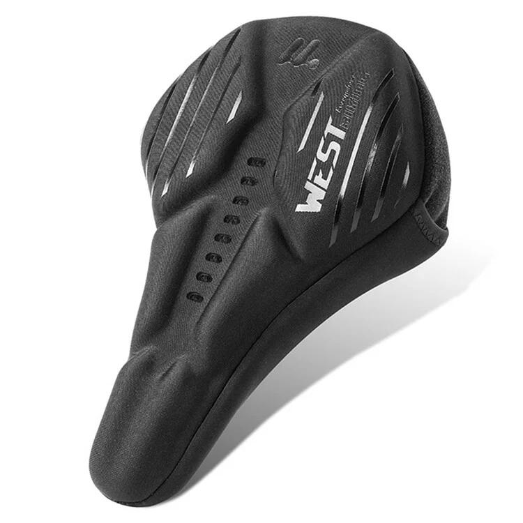 WEST BIKING Cuscino per sella di bicicletta con design traspirante e copertura antipioggia