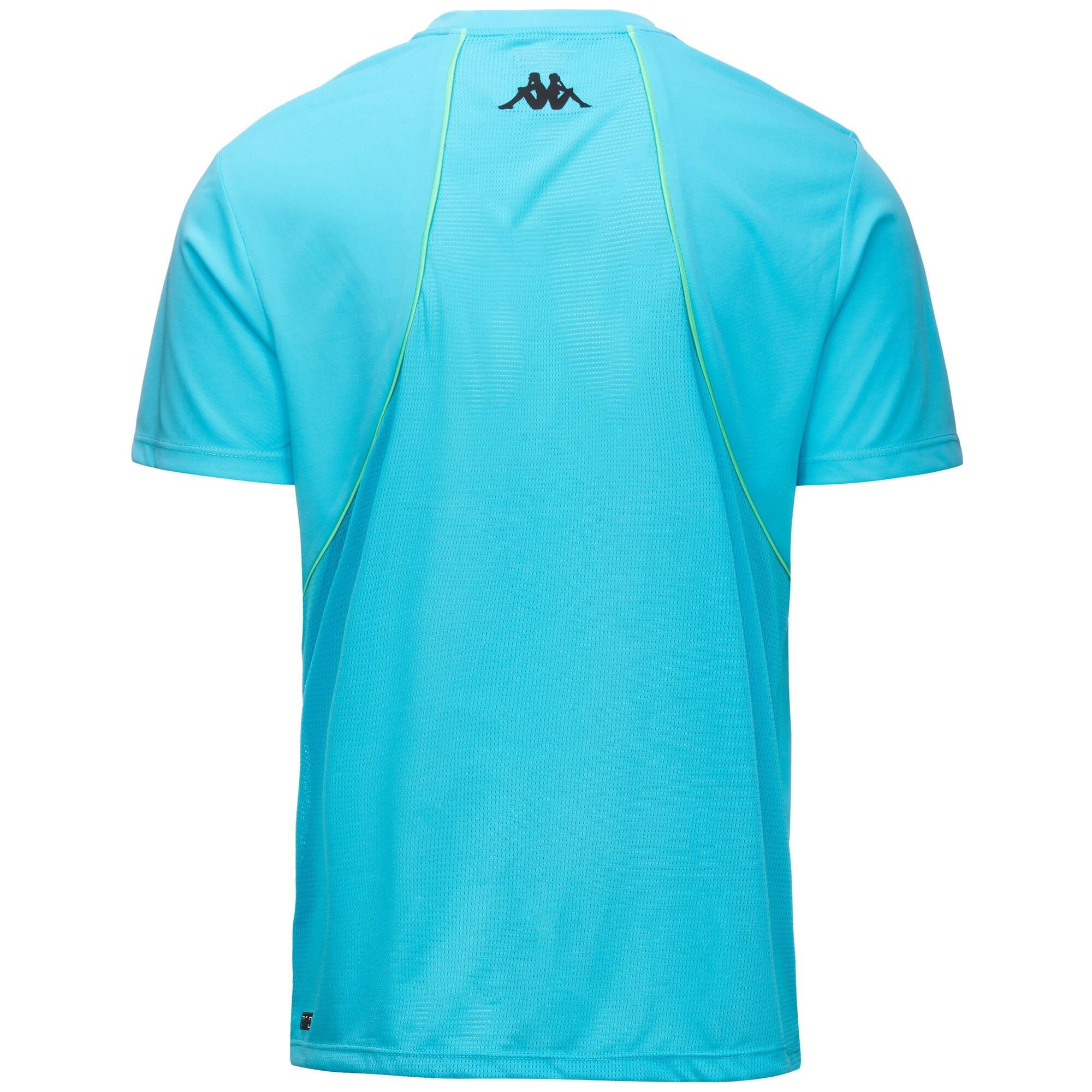 T-shirt da uomo in poliestere verde da padel 4/7
