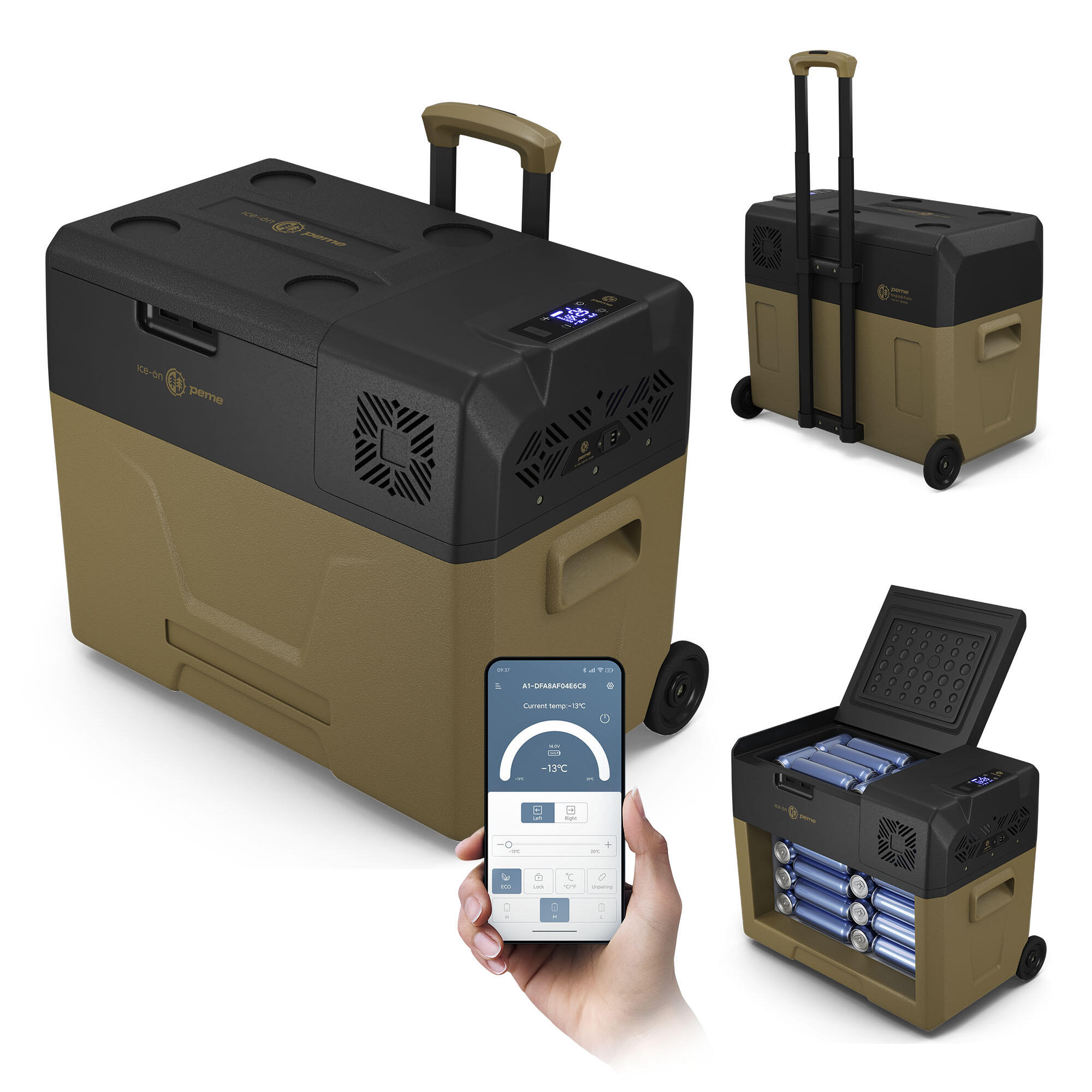 PEME Peme Expedition 39L koelbox 12/230v op wielen