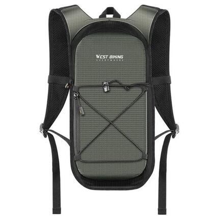 Rucksack zum Radfahren, Bergsteigen - Grau