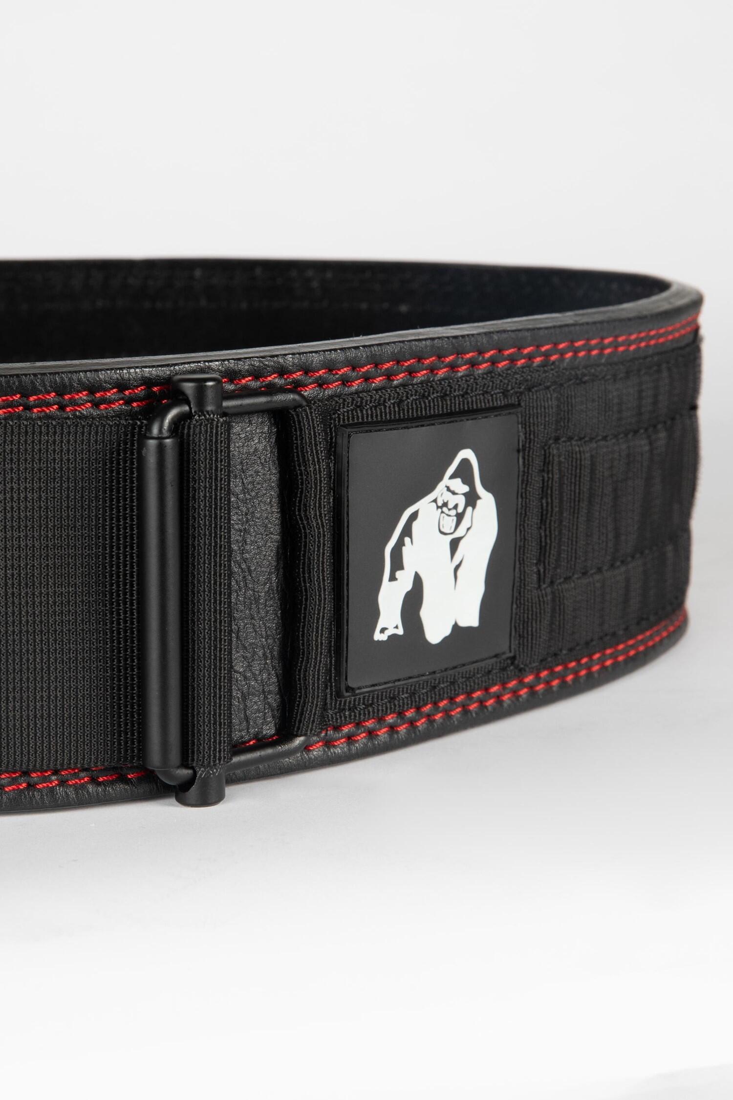 4 Inch Premium Leather Lifting Belt - Zwart 2/5