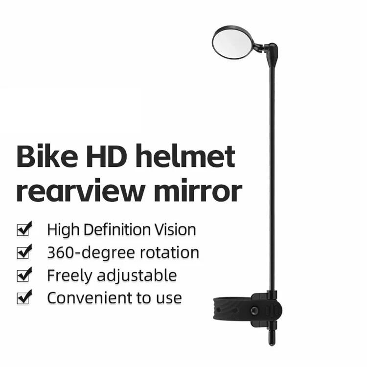 Espelho retrovisor extensível giratório de 360 ​​graus  - Preto 2/7
