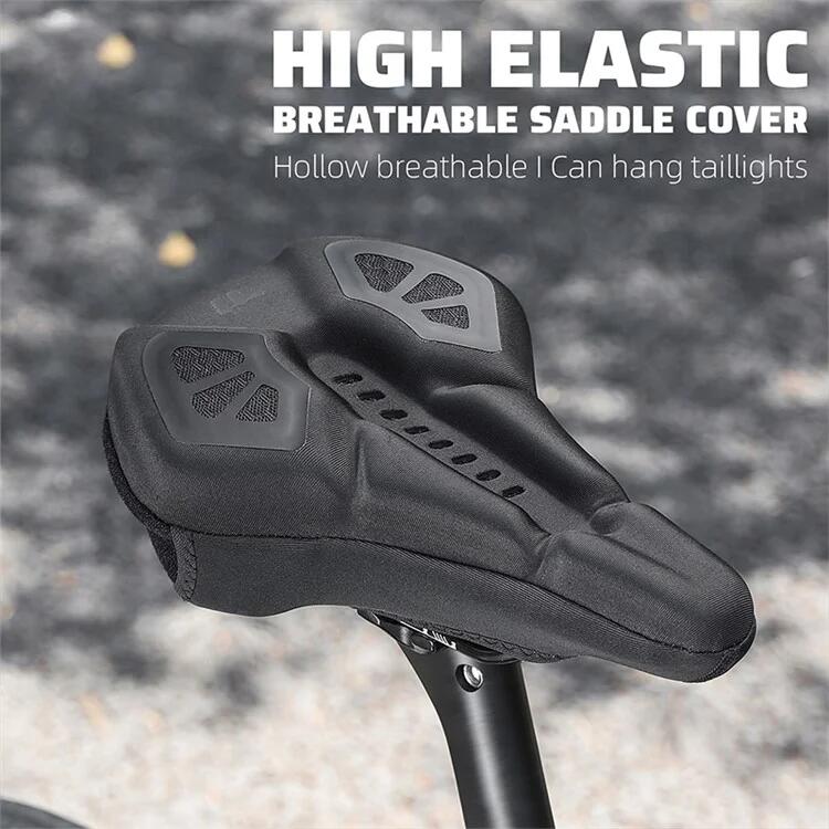Housse De Selle Vélo En Mousse à Mémoire De Forme – 28x19 Cm, Universelle, Avec Housse Pluie Incluse