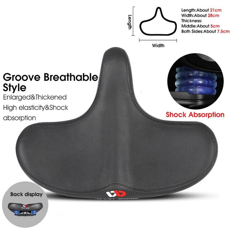 Coussin de selle de vélo de route VTT de montagne antichoc et respirant 2/7
