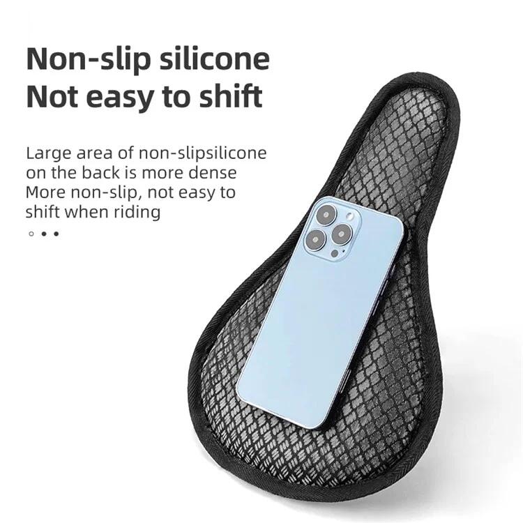 Capa de selim de bicicleta, espuma viscoelástica + silicone 5/7