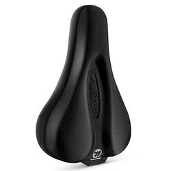 Housse de siège de vélo silicone avec bouton de réglage - Noir