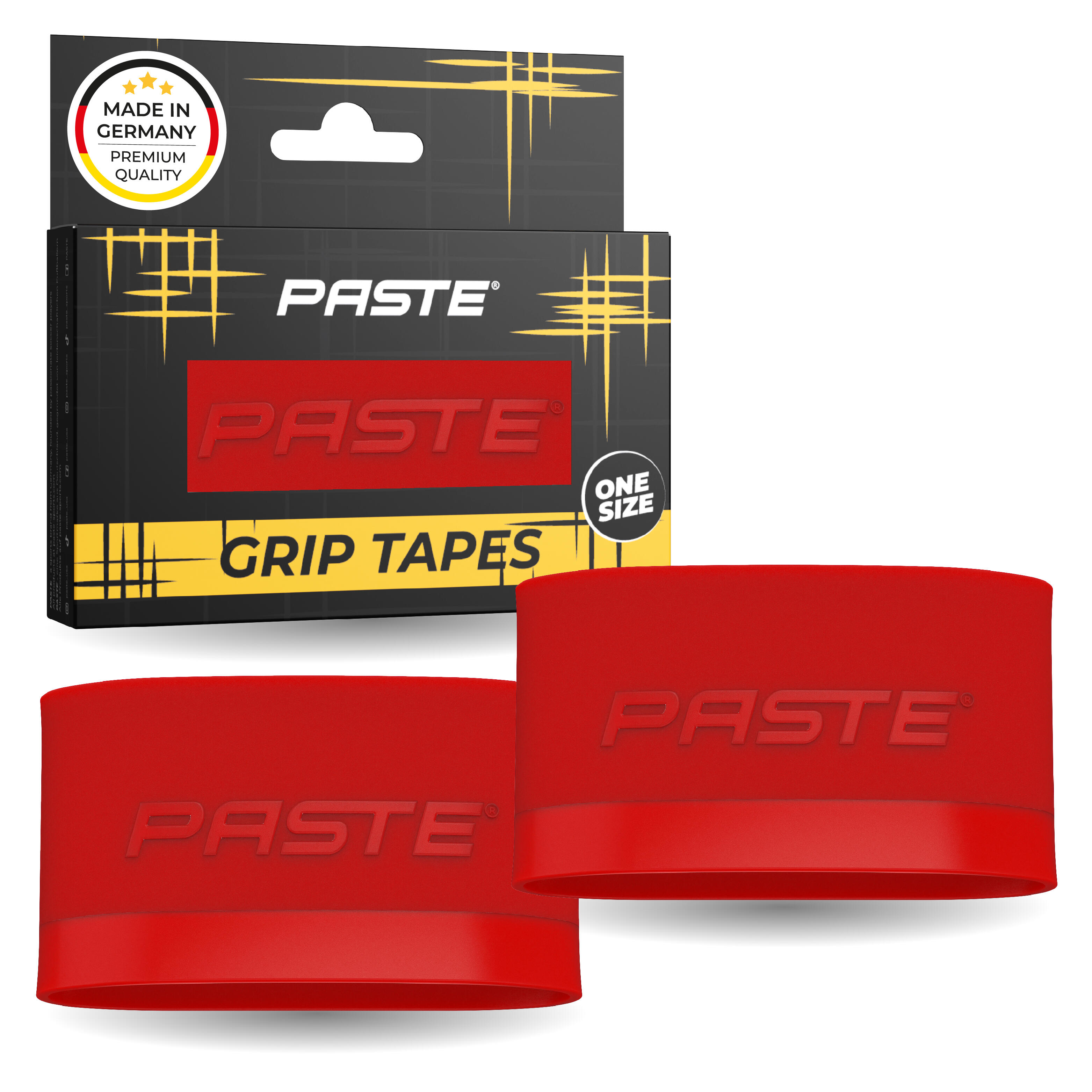 Supports Protège-tibias PASTE En Silicone - Taille Unique, Anti-glissement Pour Football - Fabriqué En Allemagne