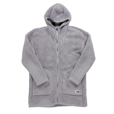 Tweedehands - dames sherpa tnf roze fleece jas - als nieuw