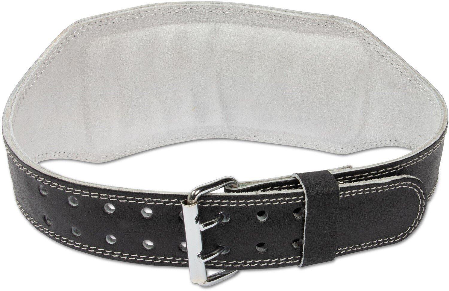 Cinturón de elevación de cuero acolchado de 6 pulgadas- Negro/Oro 4/6