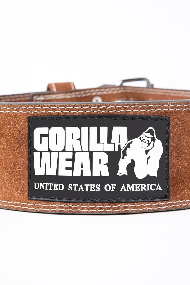 4 Inch Leather Lifting Belt - Bruin 3/6