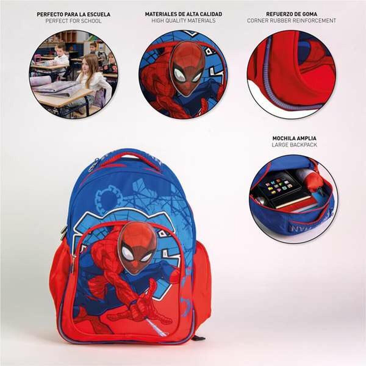 Plecak szkolny Spider-Man Niebieski 3/4