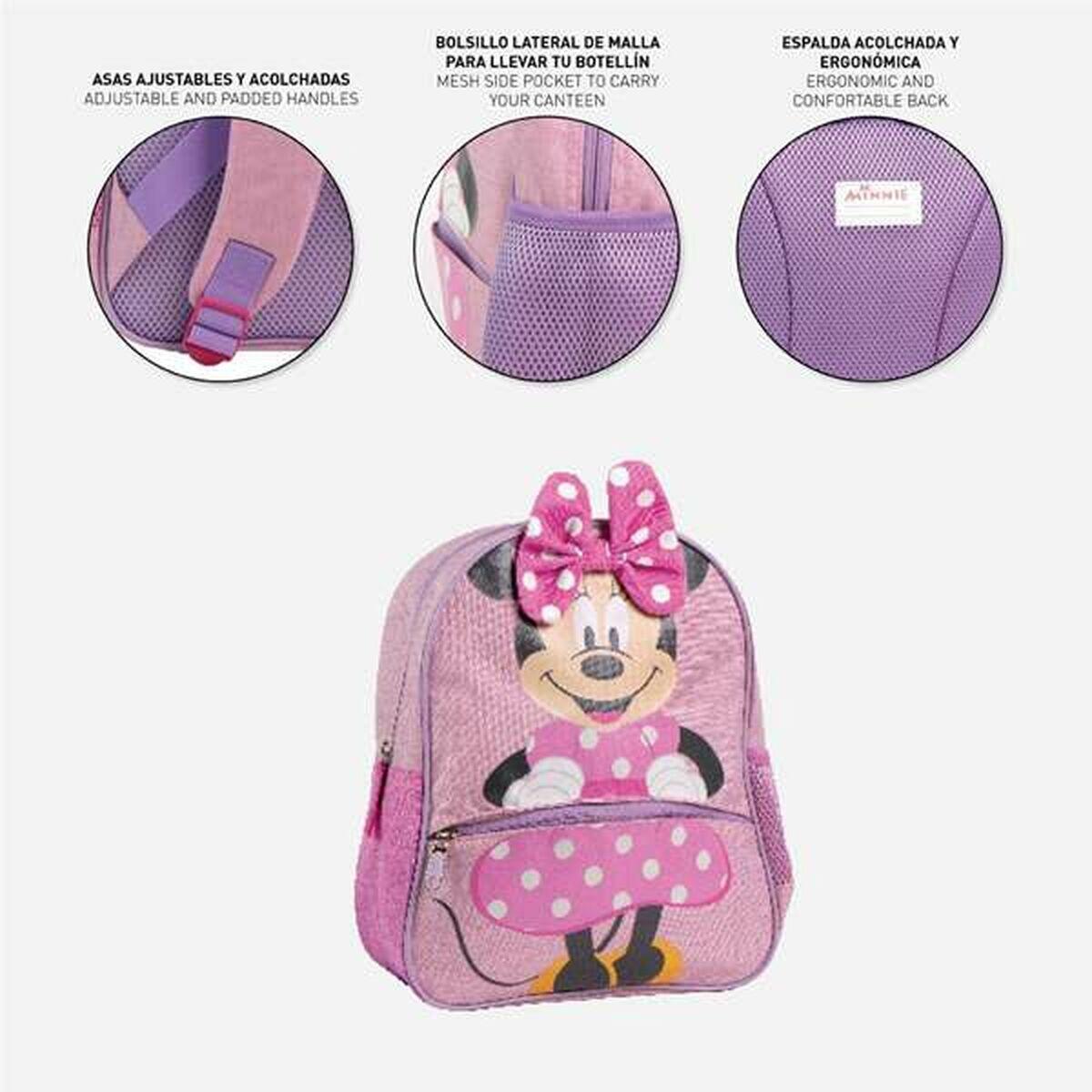 Zaino Scuola Minnie Mouse Rosa 4/5