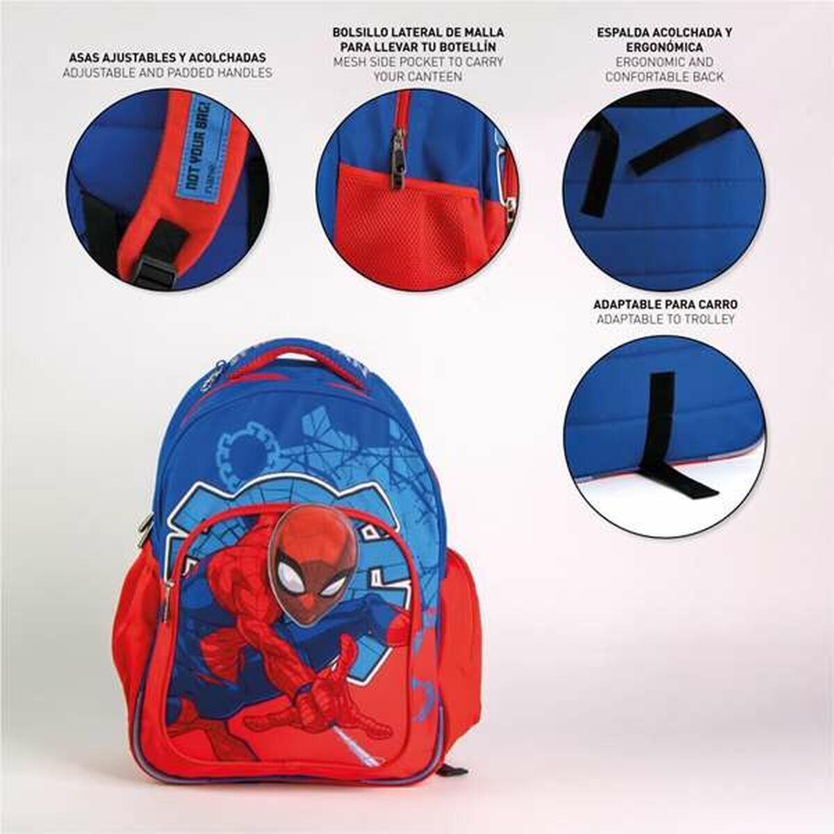Plecak szkolny Spider-Man Niebieski 4/4