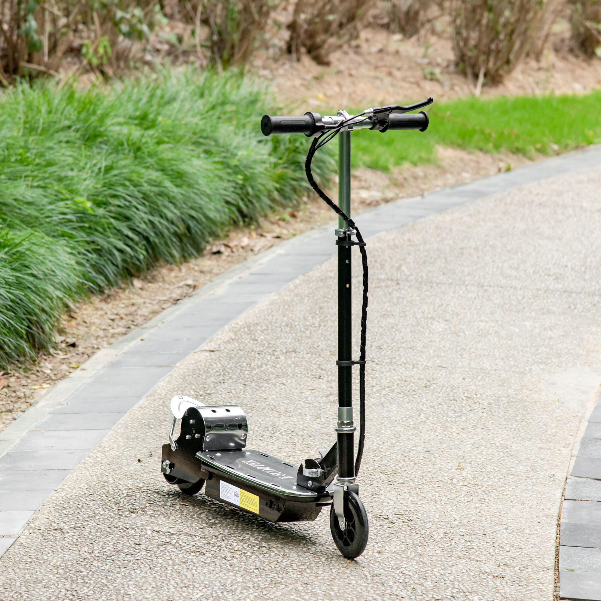 HOMCOM Monopattino Elettrico Bambino Monopattino con Sedile Nero 2/7