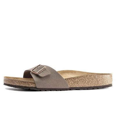 Birkenstock Madrid Braune Hausschuhe Dame
