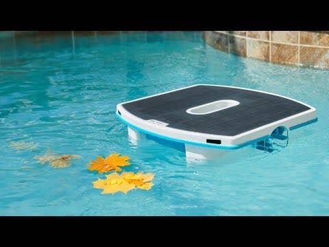 Skimmi Dolphin Robot limpador superfície piscina energia solar 7/7