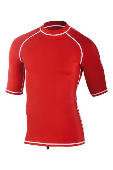 Colorblock - Stretch UV-Shirt Kurzarm UPF 50 Surf Herren