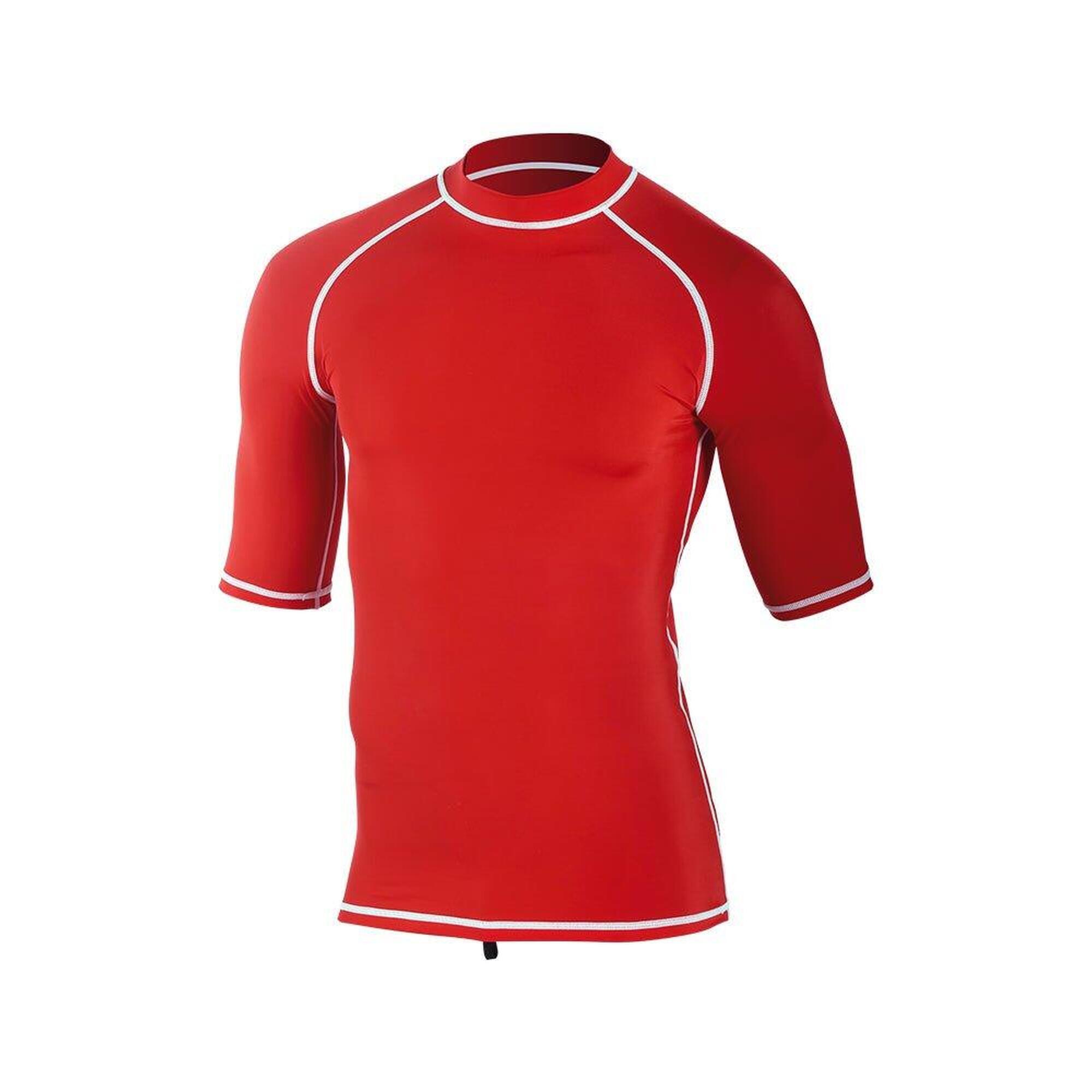 Mdns - Colorblock - Lycra S/s Upf 50 Surf Homme - Sous Combinaison - Rouge - 48 Xl - Decathlon