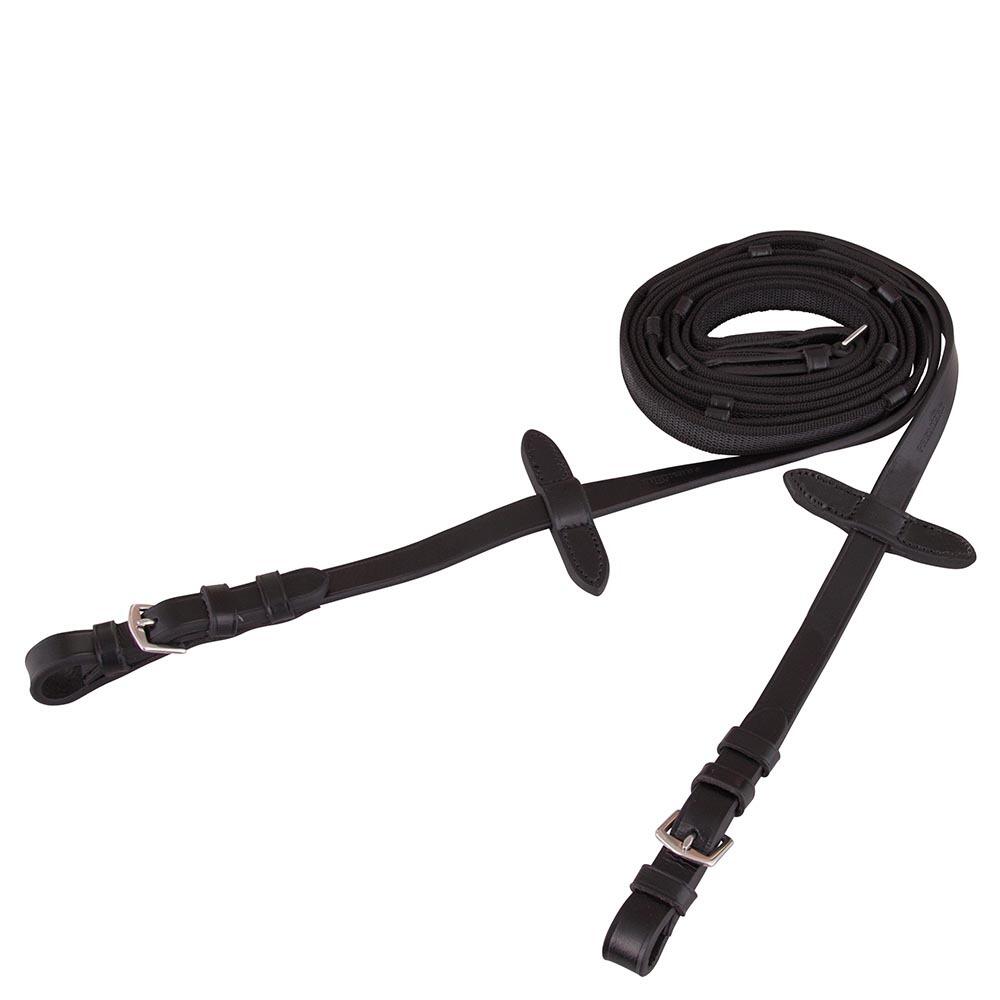 Rênes pour cheval en toile antidérapant avec fermeture en boucle Premiere