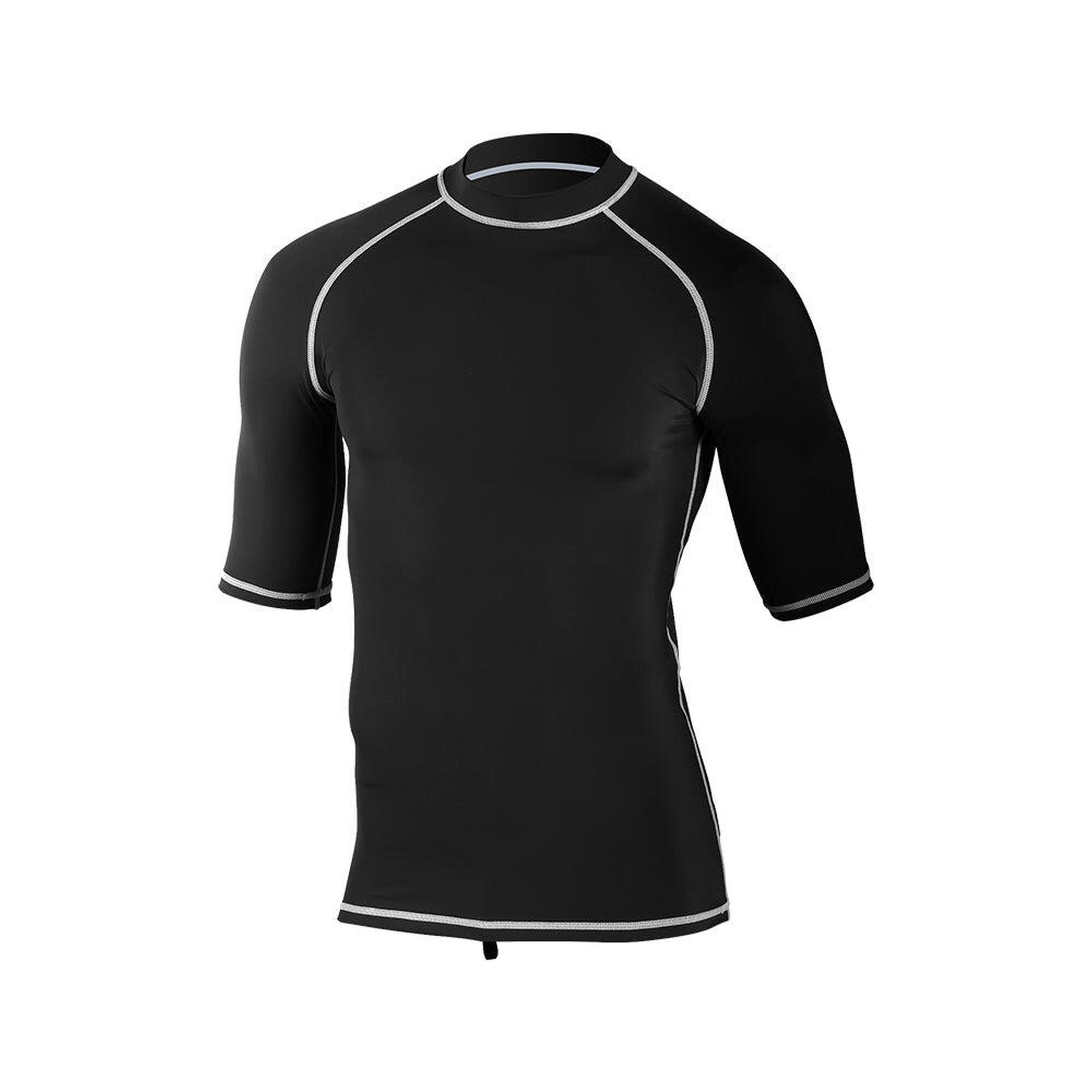 Mdns - Colorblock - Lycra S/s Upf 50 Surf Enfant - Sous Combinaison - Noir - Xs - Decathlon