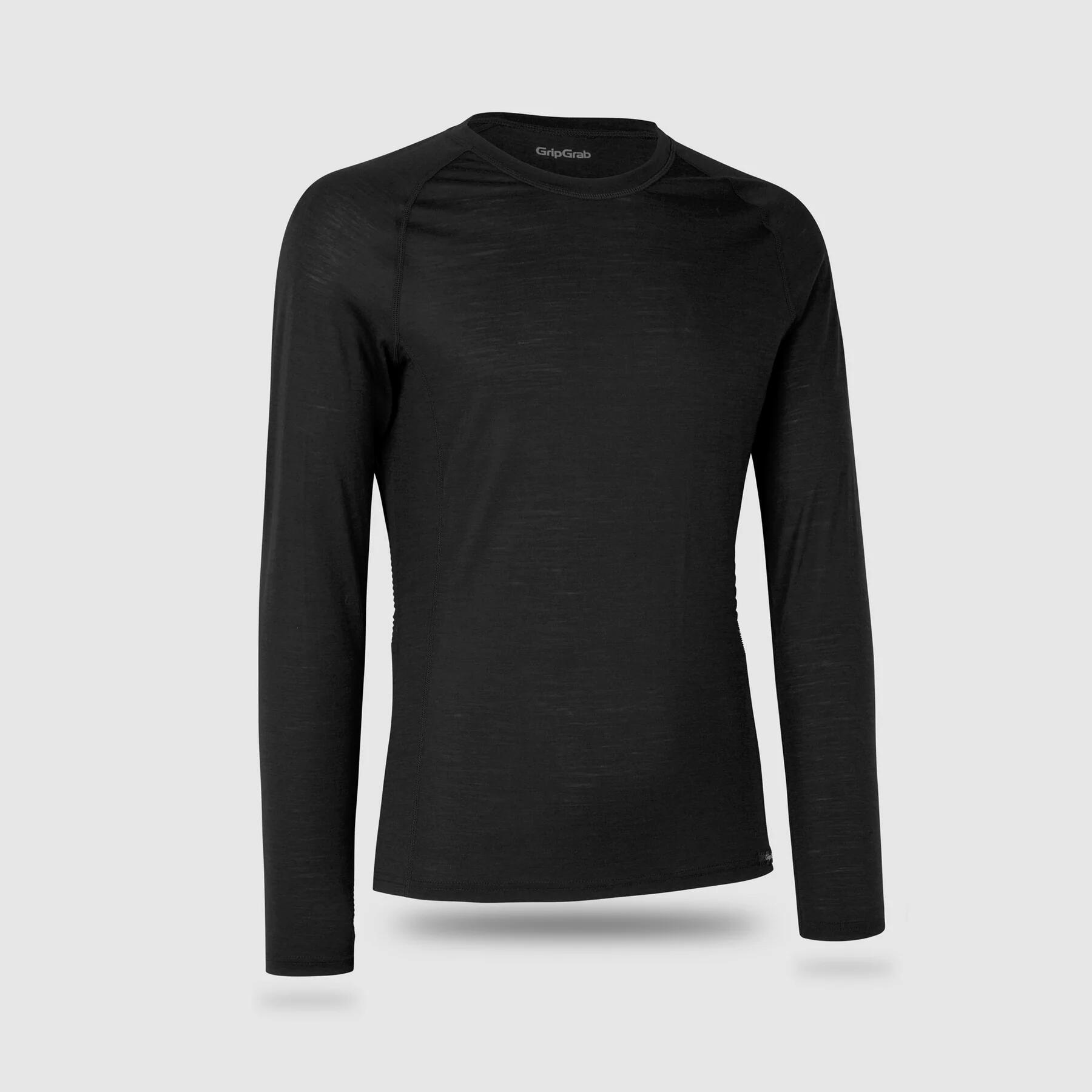 Gripgrab Merino Blend Thermal Long Sleeve Base Layer Black - S