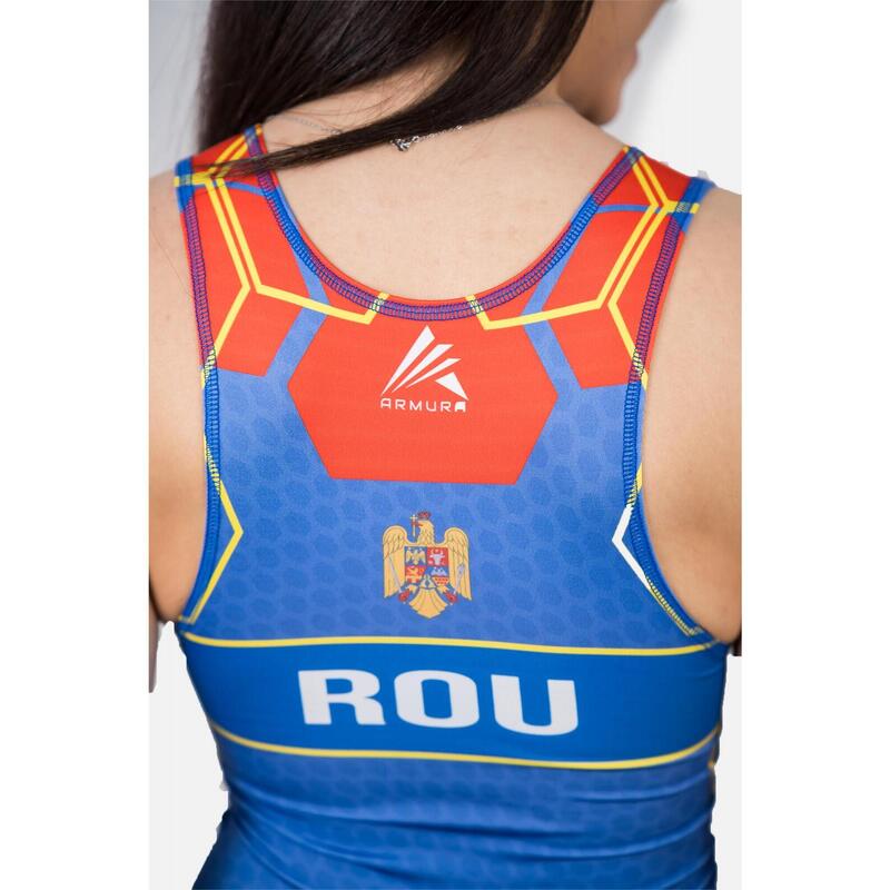 Dres de Lupte ARMURA Honor et Patria Feminin V1 Albastru