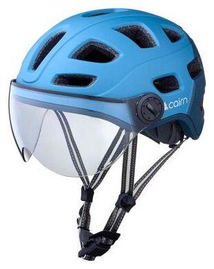 Helm cairn quartz vizier transparant led usb blauw